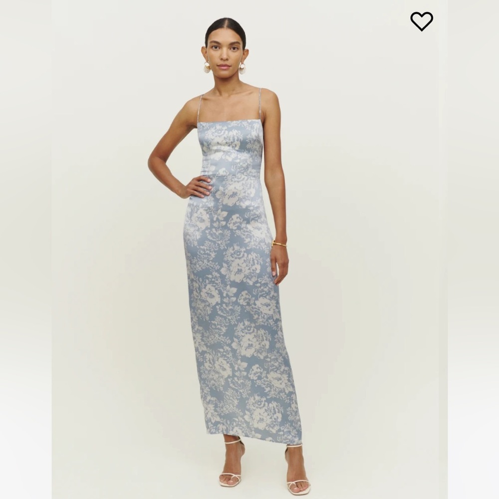 Reformation Frankie Slip Dress in Porcelain Size 0